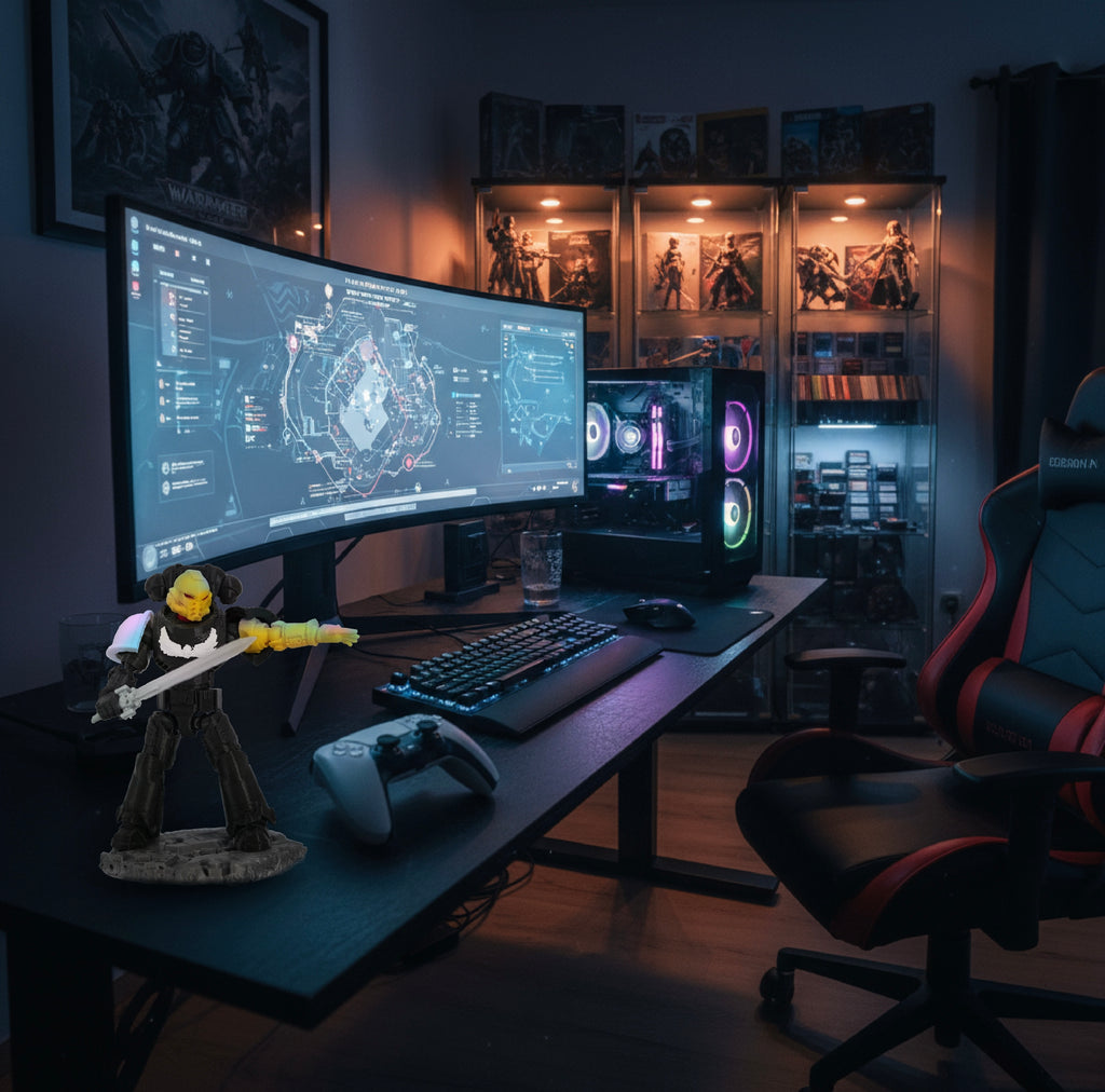 Obsidian Knights – Galaxy Commando
 Custom 3D Printed Collectible Figure (FDM, PLA)