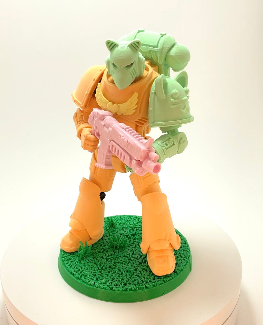Kitten Paws – Galaxy Commando
 Custom 3D Printed Collectible Figure (FDM, PLA)