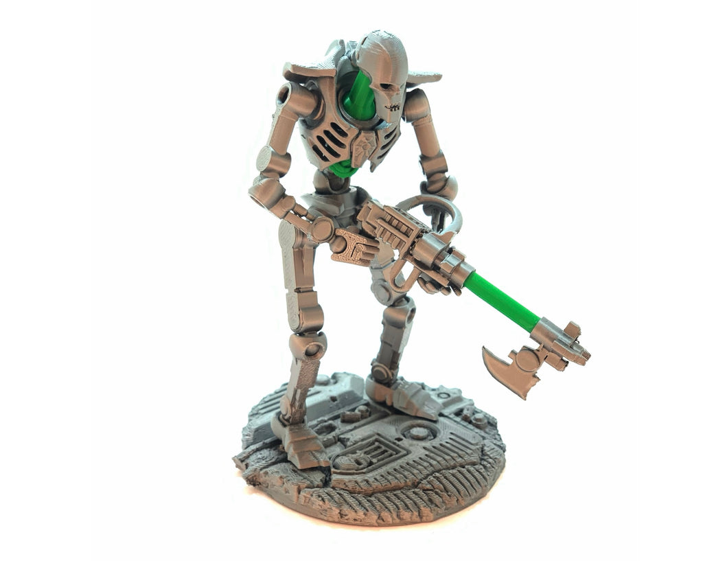 Necro-Mech - Undead Tech-Skeleton - 3D Printed Action Figure – Collectible Figure (FDM, PLA)