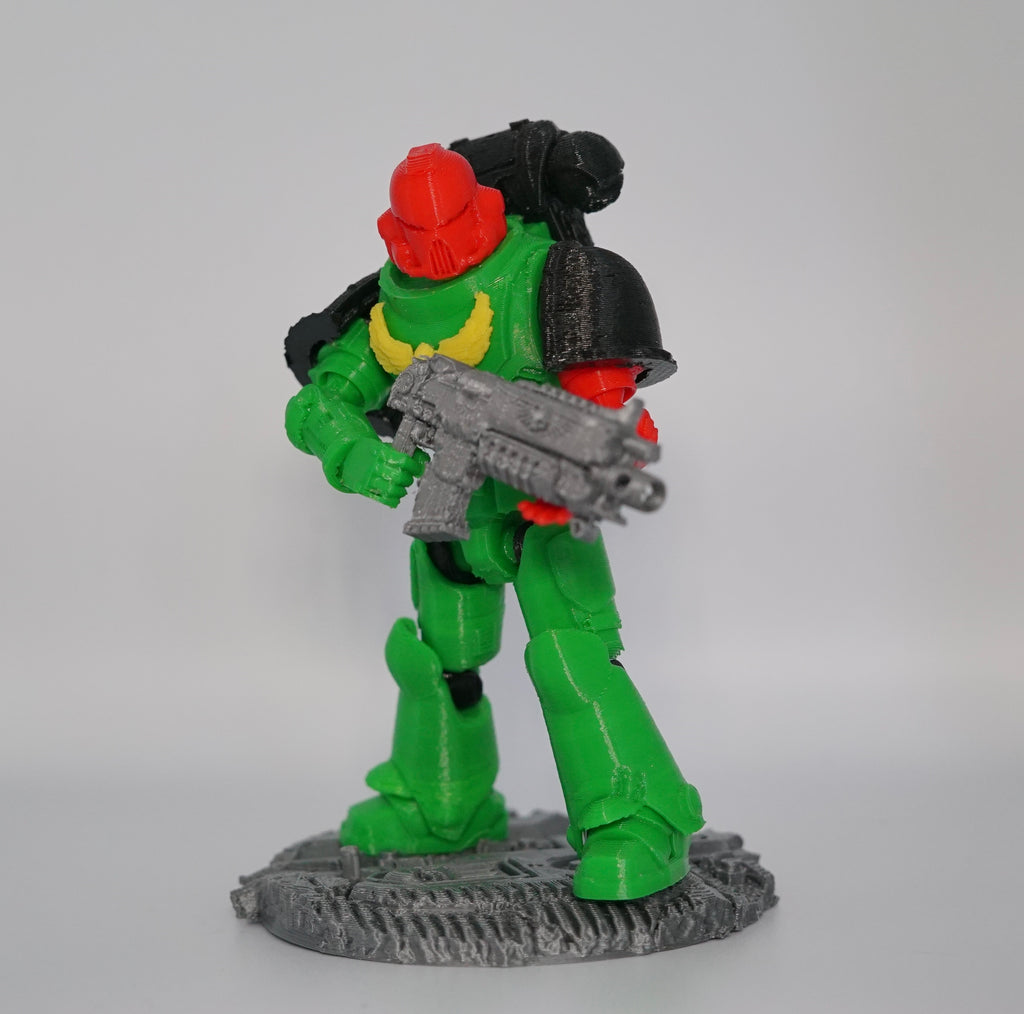 Inferno Drakes – Galaxy Commando
Custom 3D Printed Collectible Figure (FDM, PLA)