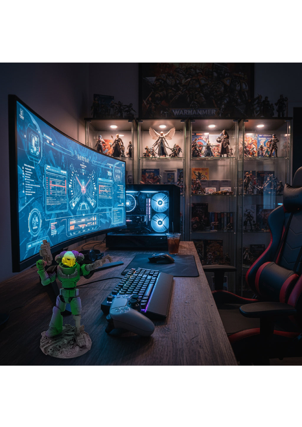 Inferno Drakes – Galaxy Commando
Custom 3D Printed Collectible Figure (FDM, PLA)