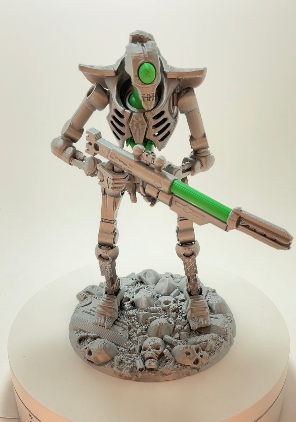 Necro-Mech - Undead Tech-Skeleton - 3D Printed Action Figure – Collectible Figure (FDM, PLA)