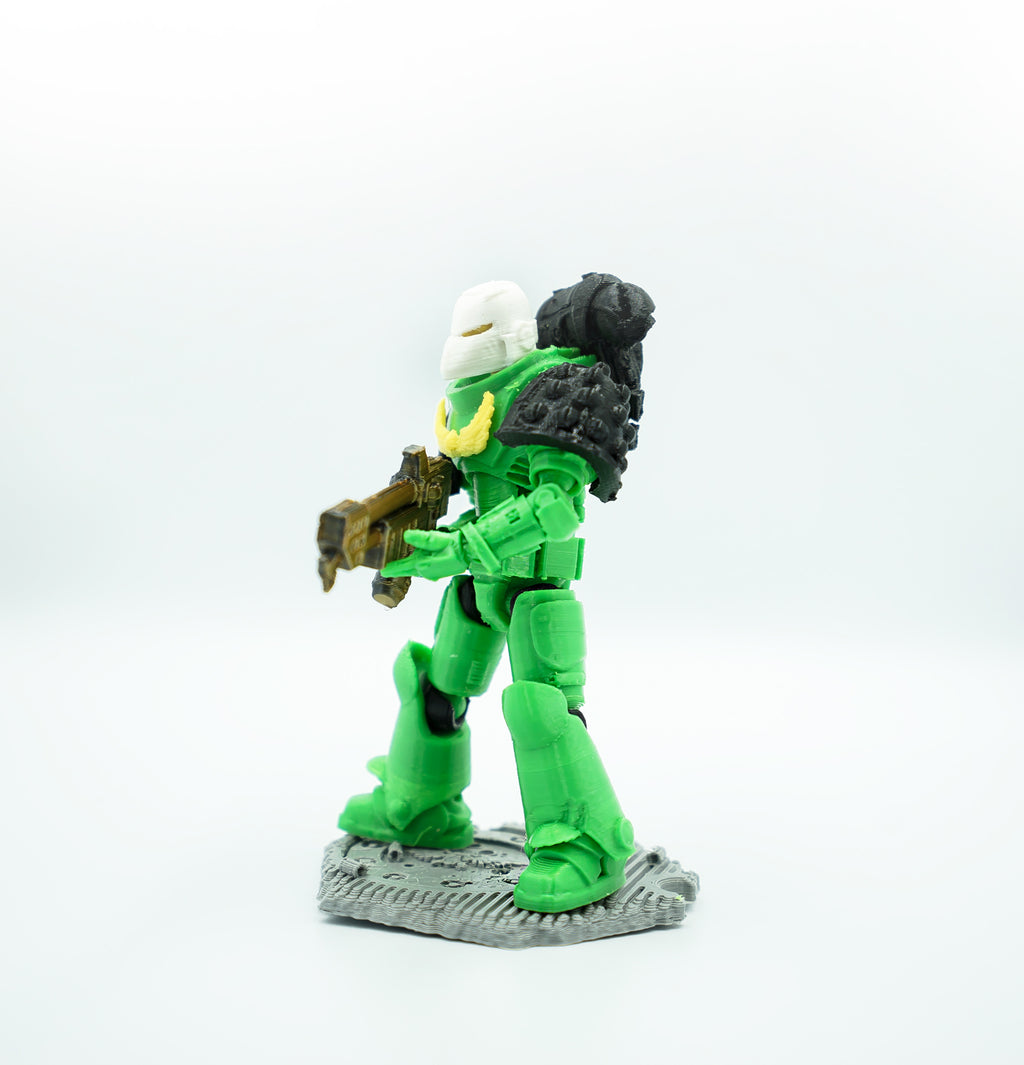 Inferno Drakes – Galaxy Commando
Custom 3D Printed Collectible Figure (FDM, PLA)