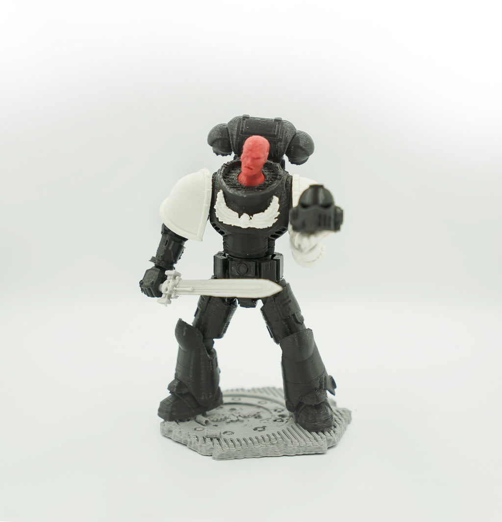 Obsidian Knights – Galaxy Commando
 Custom 3D Printed Collectible Figure (FDM, PLA)