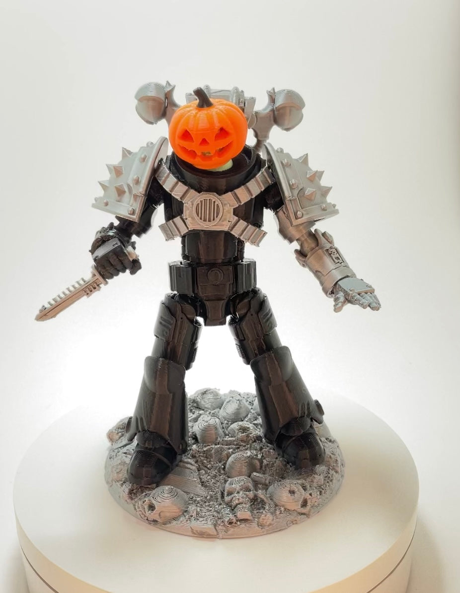 Jack O’Lantern – Galaxy Commando
Custom 3D Printed Collectible Figure (FDM, PLA)