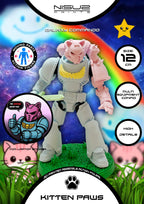 Kitten Paws – Galaxy Commando
 Custom 3D Printed Collectible Figure (FDM, PLA)