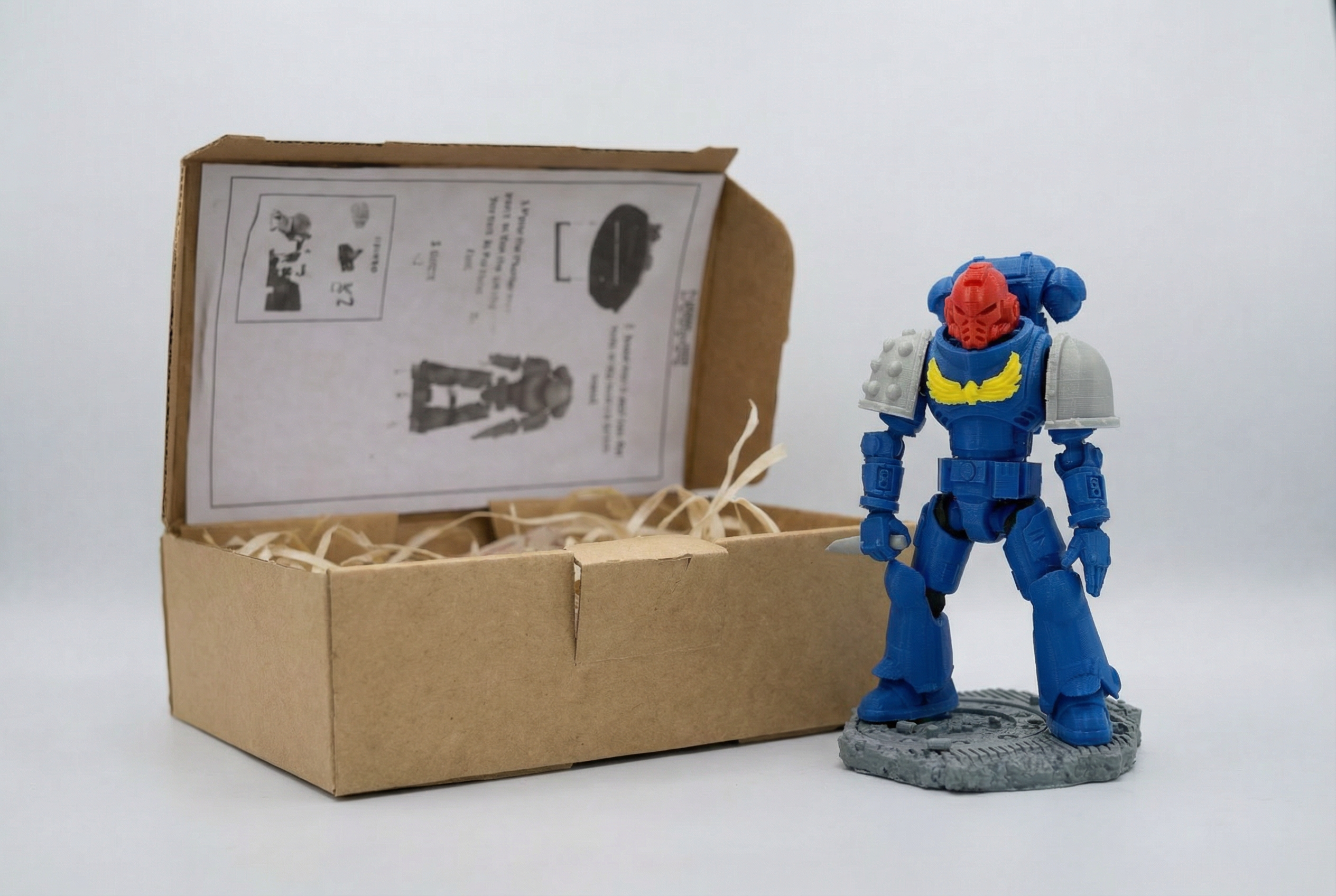 Omega Clan – Galaxy Commando
Custom 3D Printed Collectible Figure (FDM, PLA)
