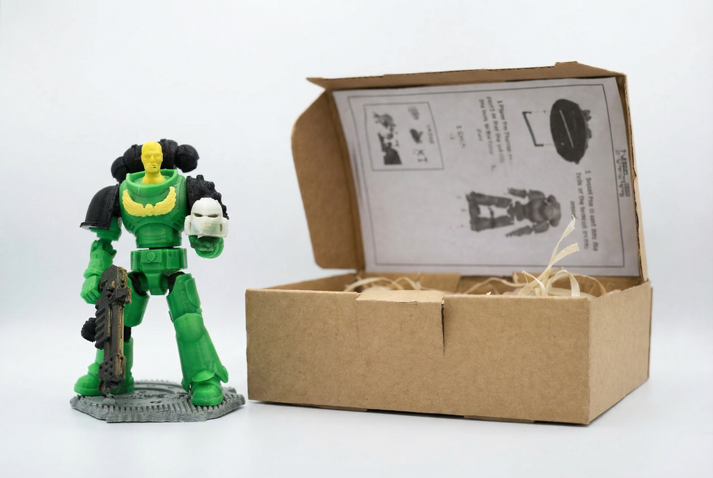 Inferno Drakes – Galaxy Commando
Custom 3D Printed Collectible Figure (FDM, PLA)