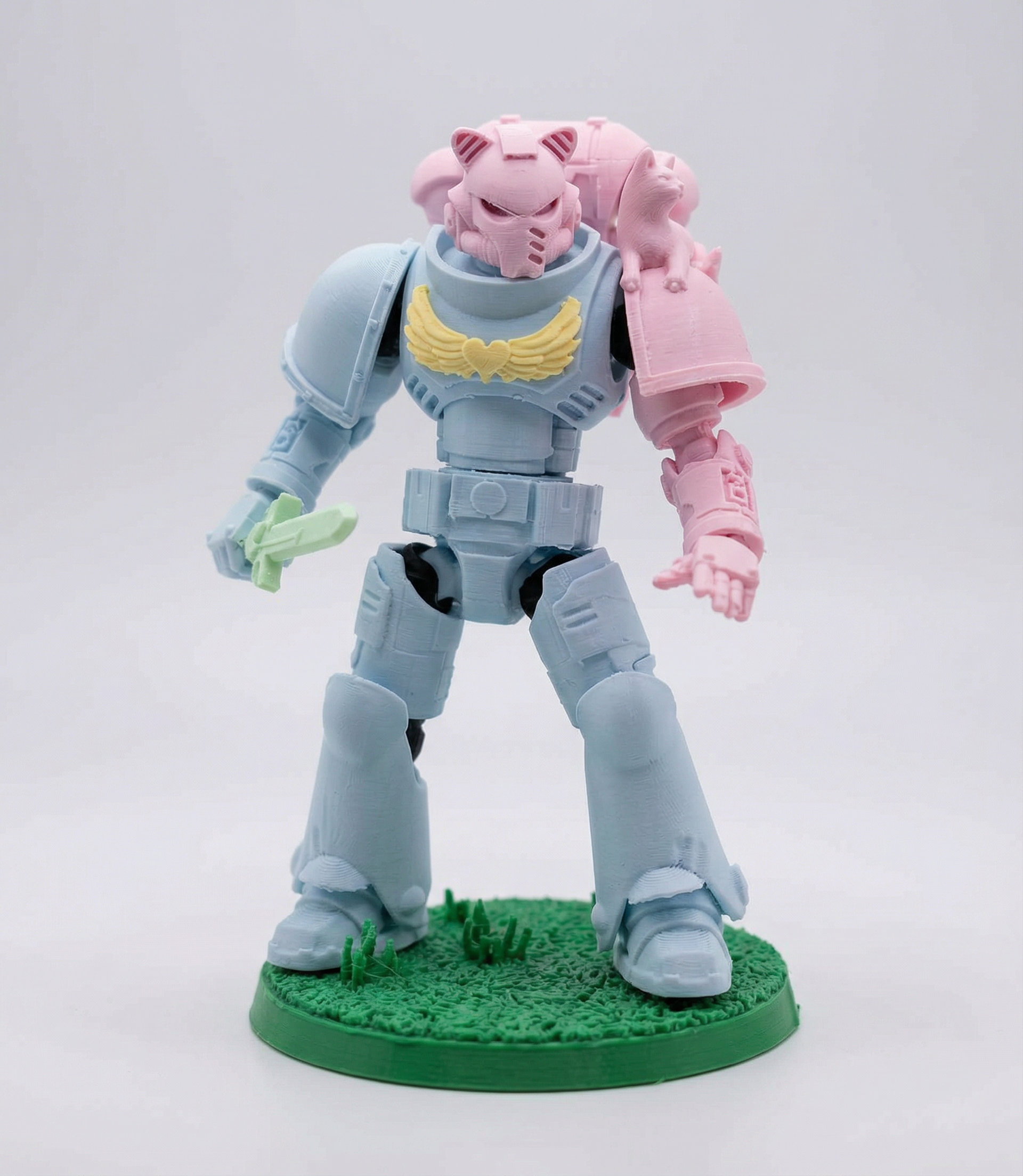 Kitten Paws – Galaxy Commando
 Custom 3D Printed Collectible Figure (FDM, PLA)