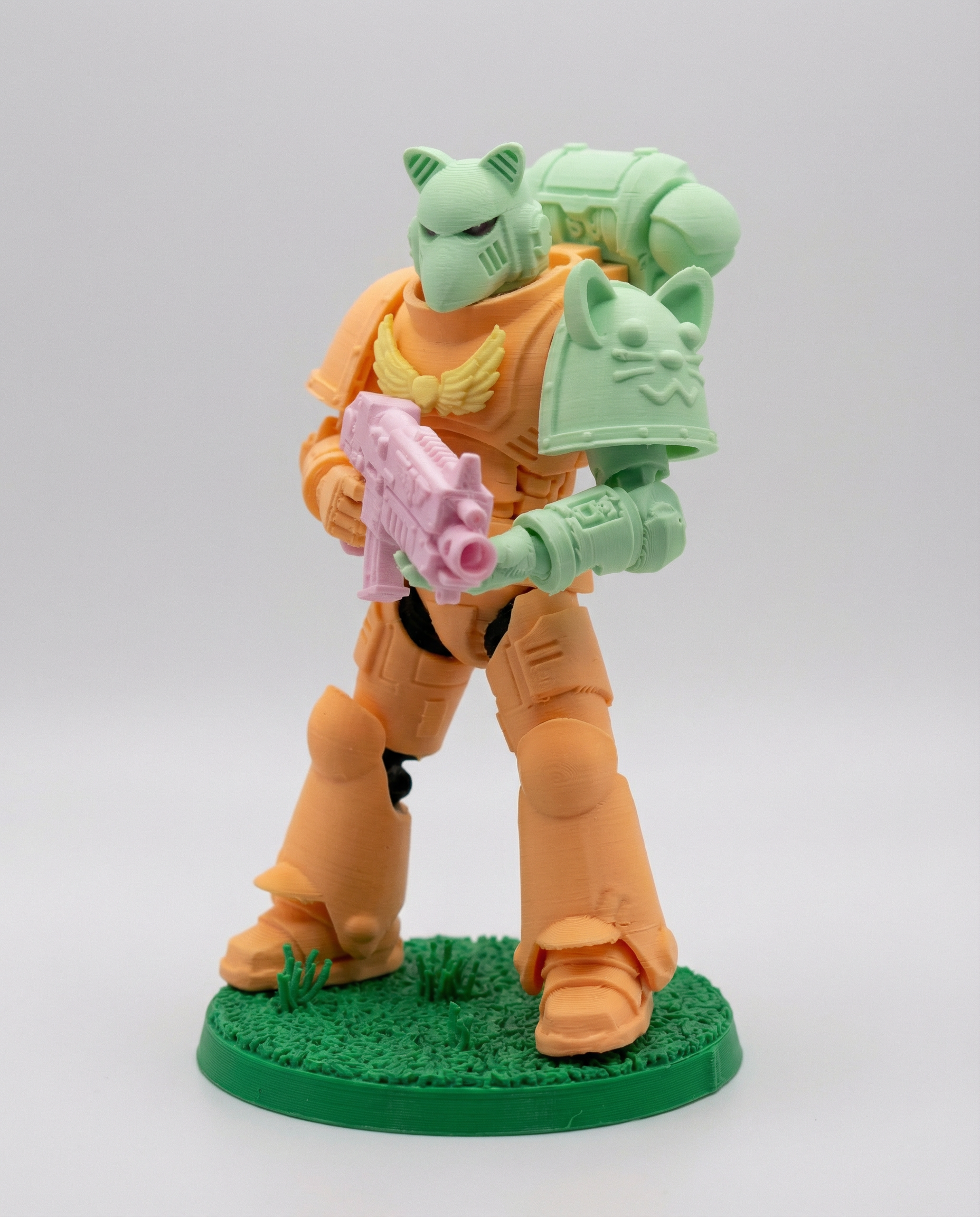 Kitten Paws – Galaxy Commando
 Custom 3D Printed Collectible Figure (FDM, PLA)