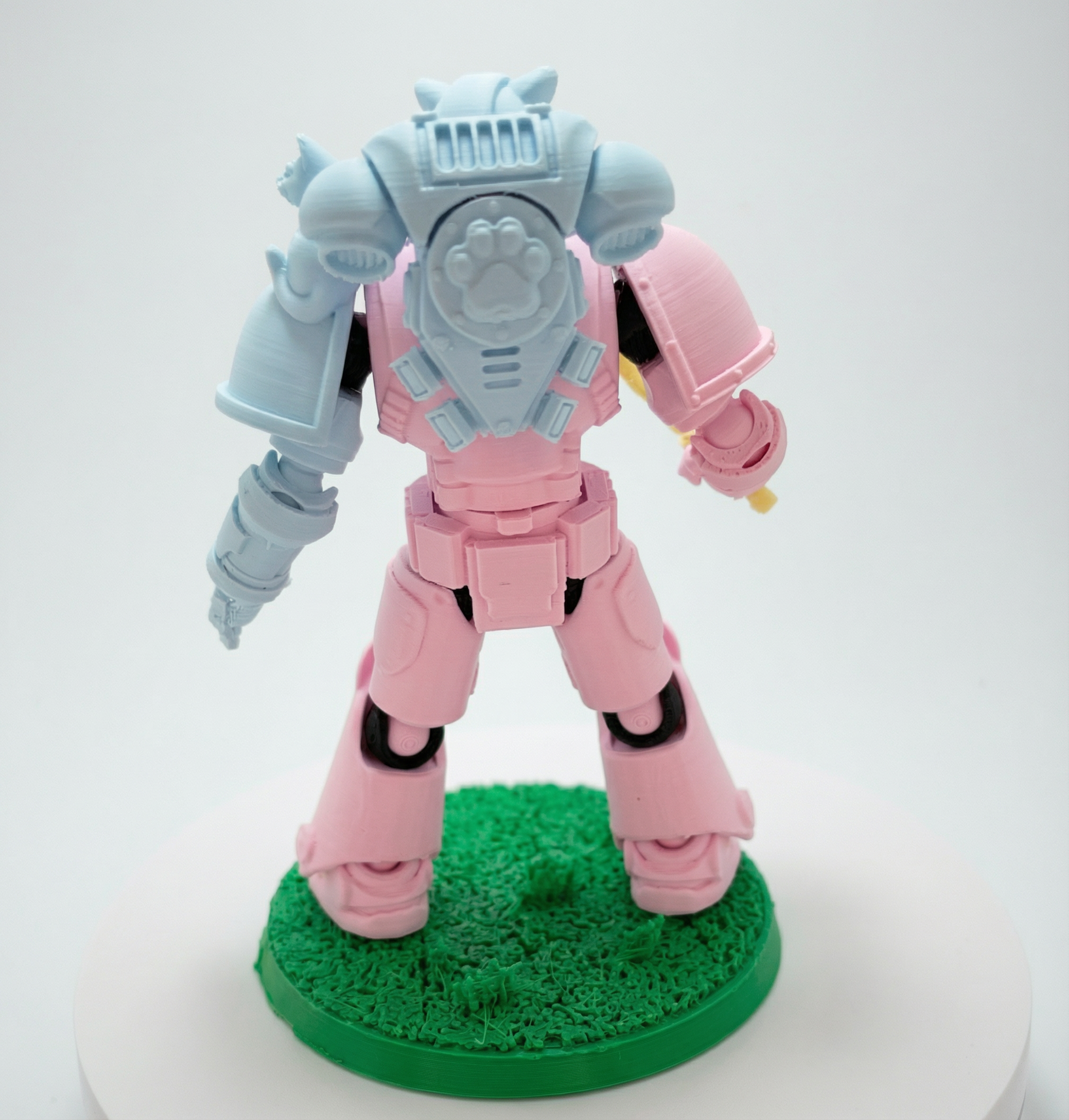 Kitten Paws – Galaxy Commando
 Custom 3D Printed Collectible Figure (FDM, PLA)