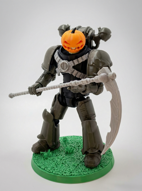 Jack O'Lantern – Galaxy Commando
 Custom 3D Printed Collectible Figure (FDM, PLA)