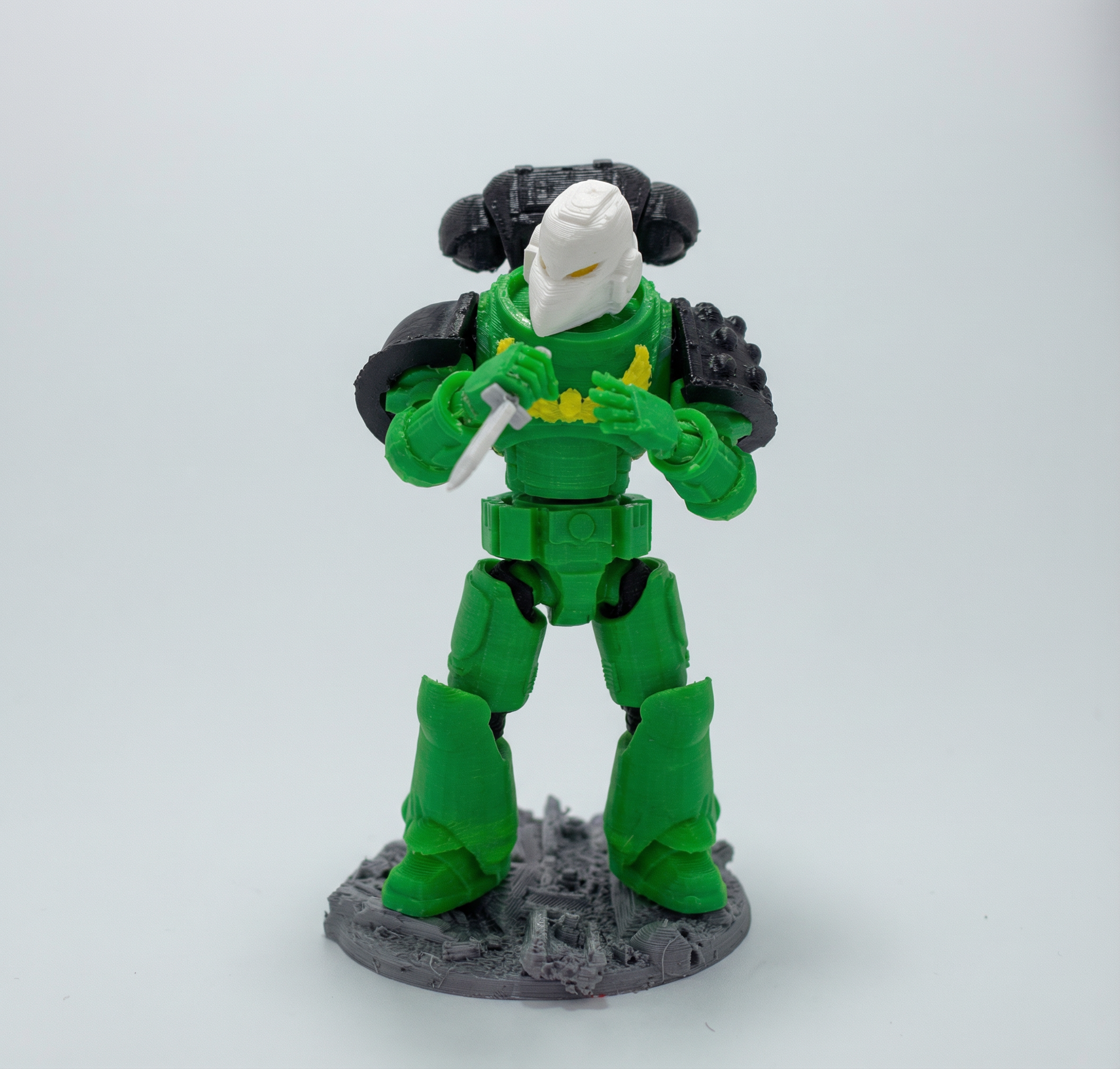 Inferno Drakes – Galaxy Commando
 Custom 3D Printed Collectible Figure (FDM, PLA)