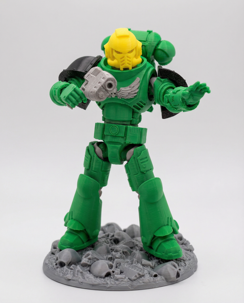 Inferno Drakes – Galaxy Commando
 Custom 3D Printed Collectible Figure (FDM, PLA)
