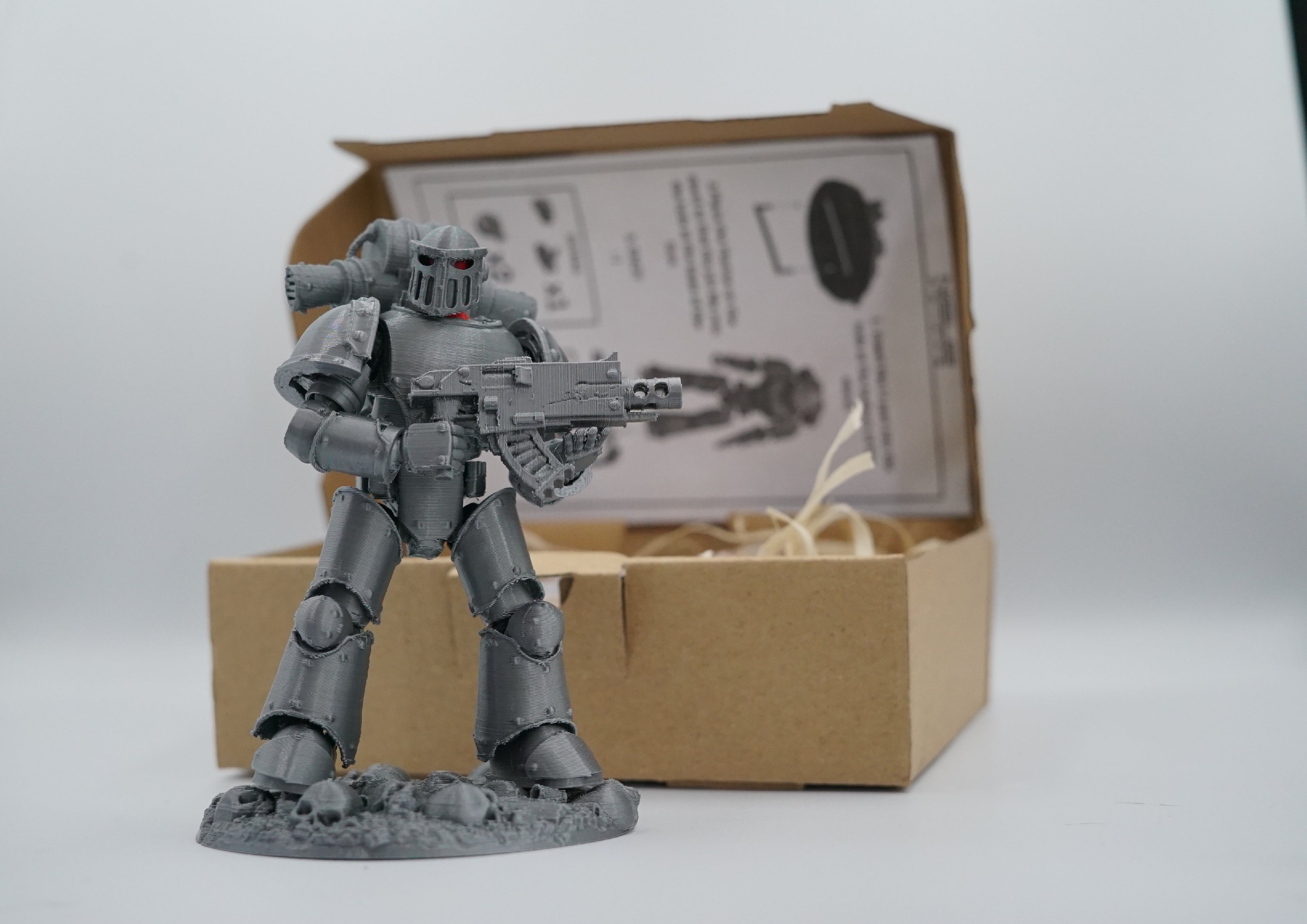 Steel Warriors - Galaxy Commando
Custom 3D Printed Collectible Figure (FDM, PLA)