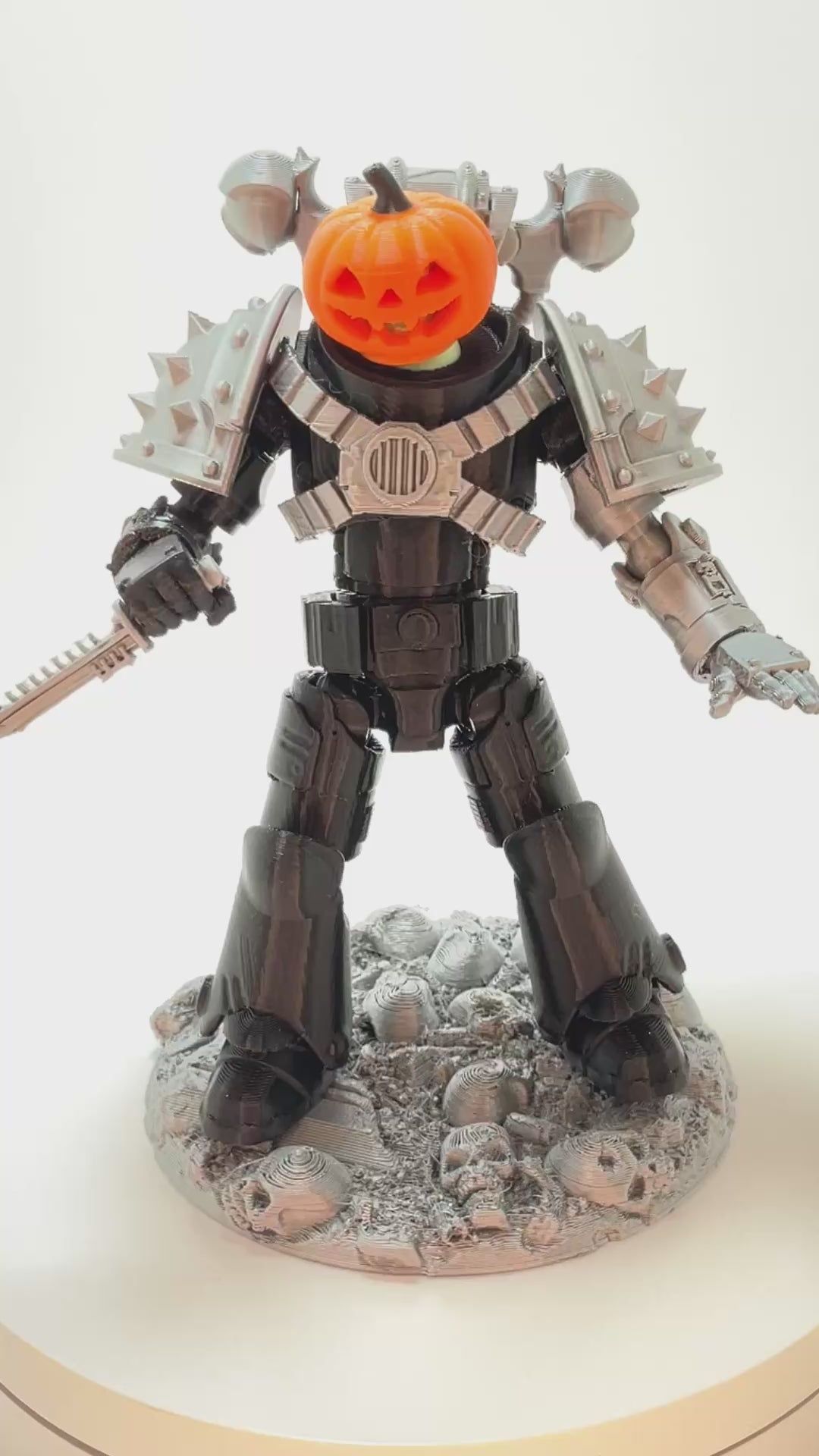 Jack O’Lantern – Galaxy Commando
Custom 3D Printed Collectible Figure (FDM, PLA)