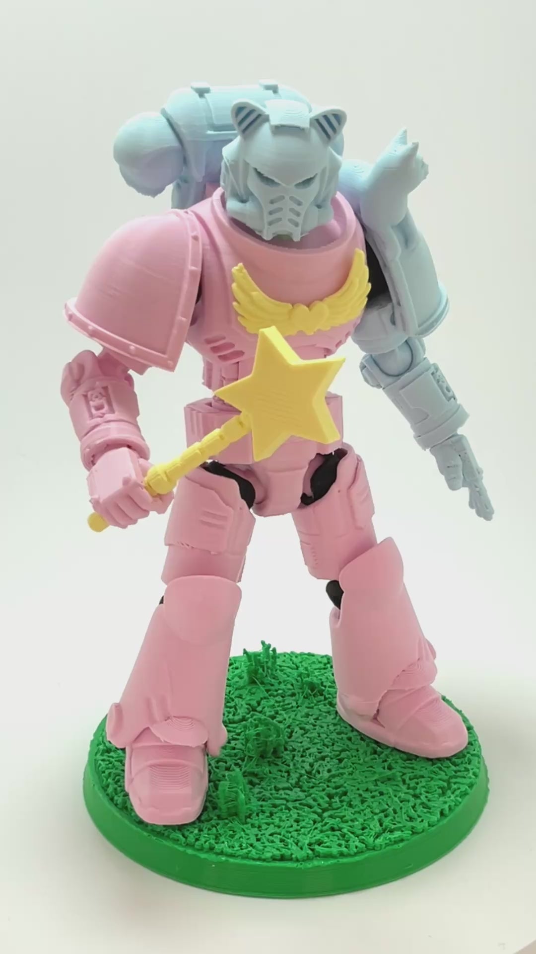 Kitten Paws – Galaxy Commando
Custom 3D Printed Collectible Figure (FDM, PLA)
