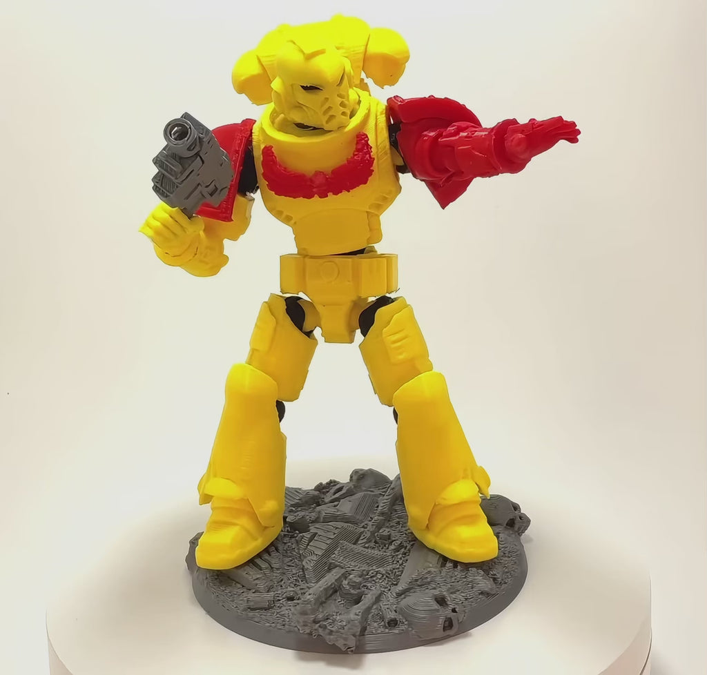 Fury Fist – Galaxy Commando
Custom 3D Printed Collectible Figure (FDM, PLA)
