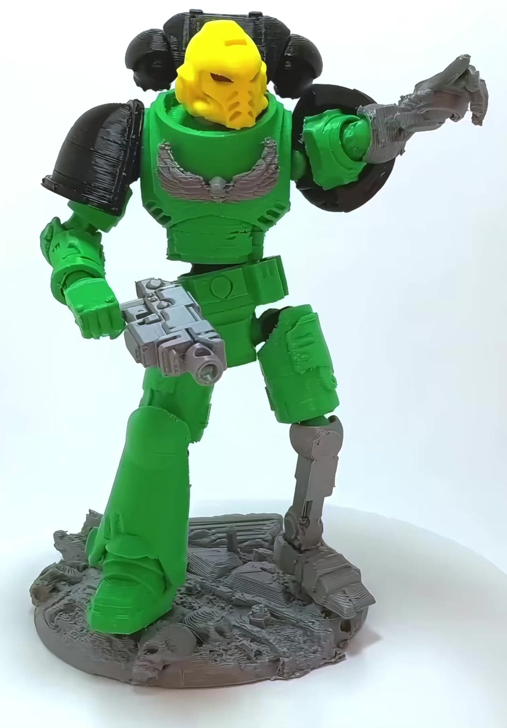 Inferno Drakes – Galaxy Commando
 Custom 3D Printed Collectible Figure (FDM, PLA)